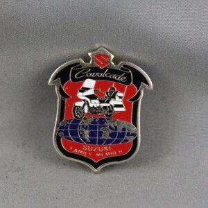 Vintage Motorcycle Dealership Pin - Cloverdale Suzuki - Vancouver Canada